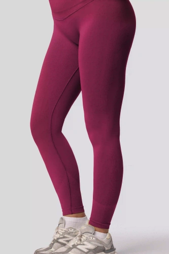 Colanți push-up Spaio PRO talie înaltă modelatori opaci red wine