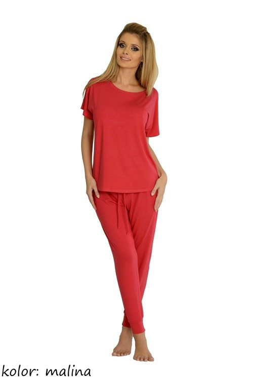 524 Paula Pijama de damă De Lafense - zmeură