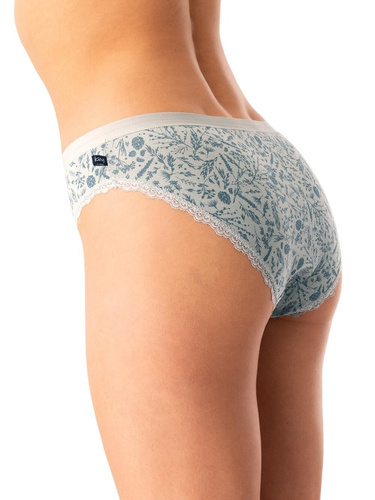 Slip de dama LPR 830 Key, verde menta - bumbac, pachet de 2 in cutie, confortabil si clasic