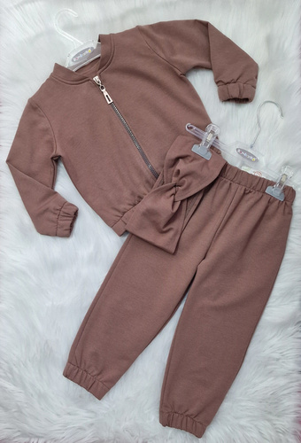 Pantaloni copii Gracja Bambarillo bej - comozi și la modă pentru fete