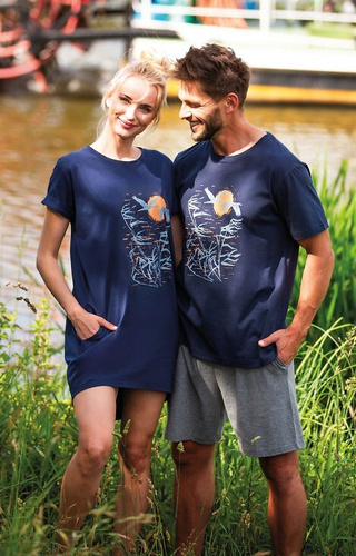 Pijamale pentru bărbați MNS 749 Key - bleumarin