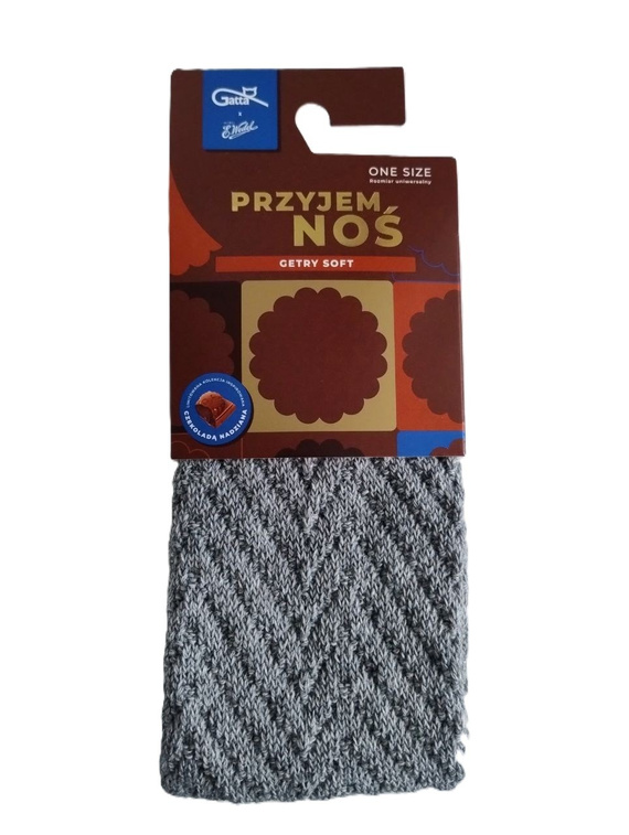Colanți Gatta Wedel Soft art.01 – colanți jacquard călduroși pentru iarnă, gri