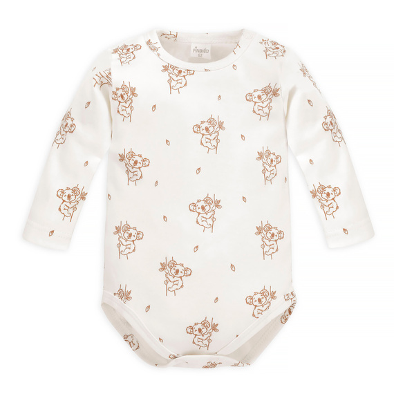 Body cu mâneci lungi Lovely Day Pinocchio - koala ecru