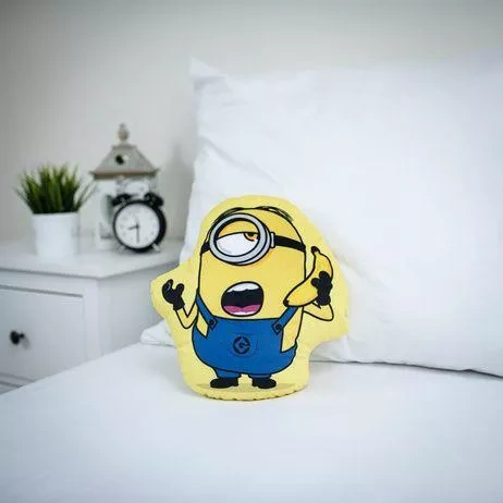 Perna Minionek Banana Calling JF24 35x33 galbenă de pluș