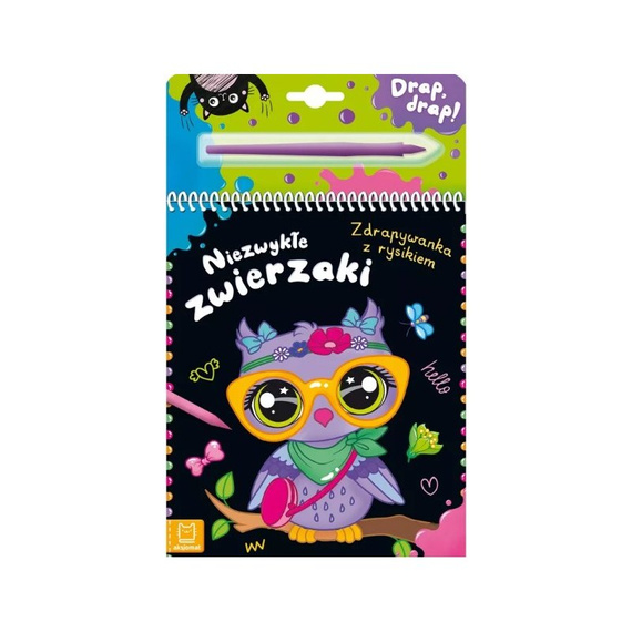 AKS540-4 Carte cu animale neobișnuite cu stylus Axiom