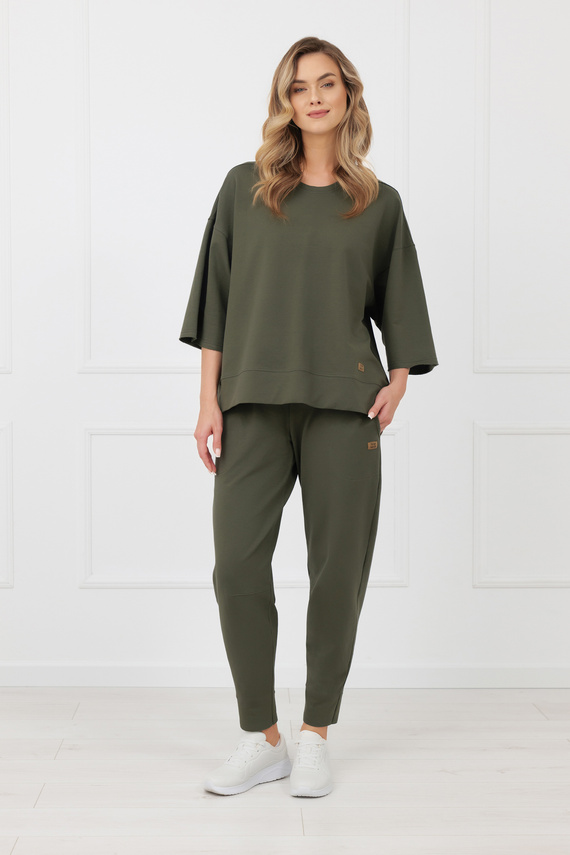 Pantaloni Kaori Italian Fashion 220 g/m² bumbac elastan