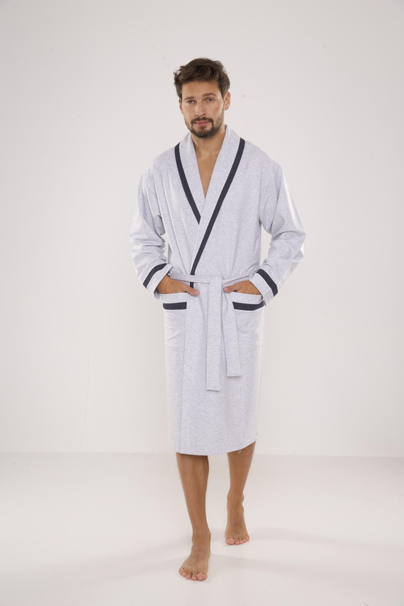 564 Halat pentru bărbați Bruno De Lafense - melange deschis 