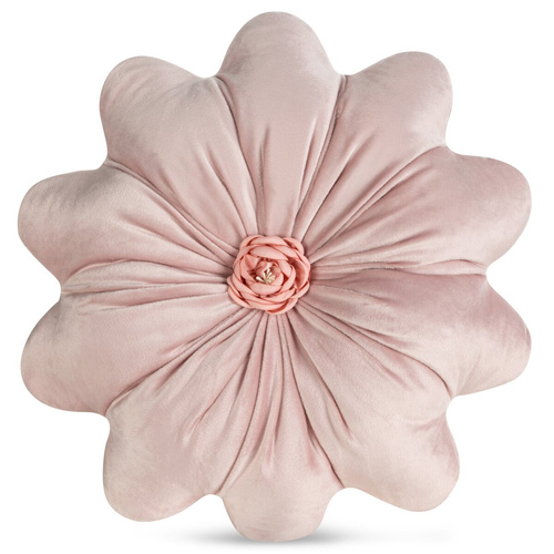 Pernă decorativă Flores Eurofirany floare Ø40 cm pink