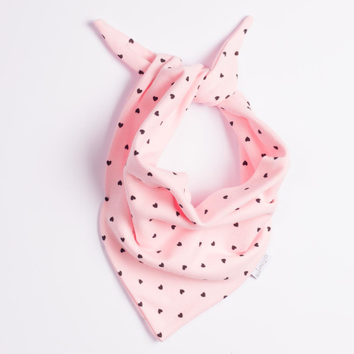 Batic pentru fete Nicol Tosia 225077 100% bumbac roz cu inimioare