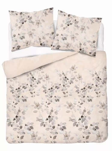 5084 B Home Satin Lenjerie de pat Satin, crem Detexpol crengute