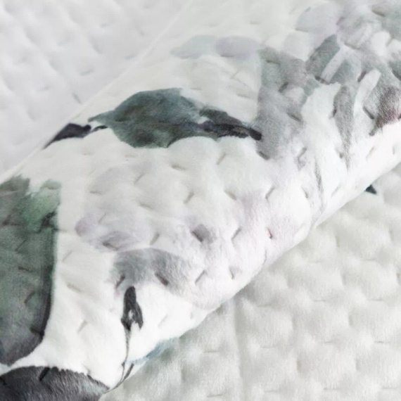 Năframă Loti Eurofirany albă decorativă 100% poliester elegantă