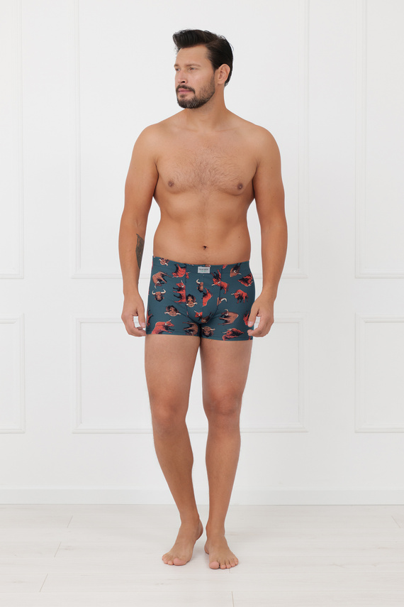 Boxeri bărbați Angus Italian Fashion bumbac elastan mulați