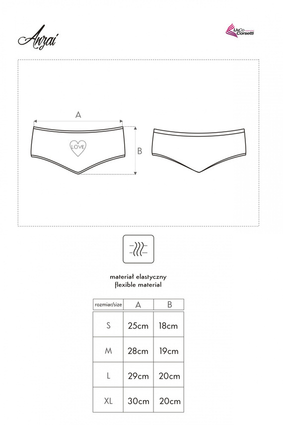 Anzai Figi damskie LivCo Corsetti Fashion czarny