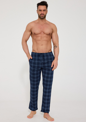 Pantaloni pijama bărbați Cornette 691/64 100% bumbac carouri buzunare