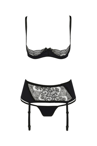 Alina Set Komplet Casmir czarny