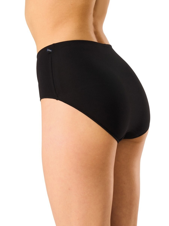 Slip dama Key LPF 006 negru - bambus, elegant, in cutie