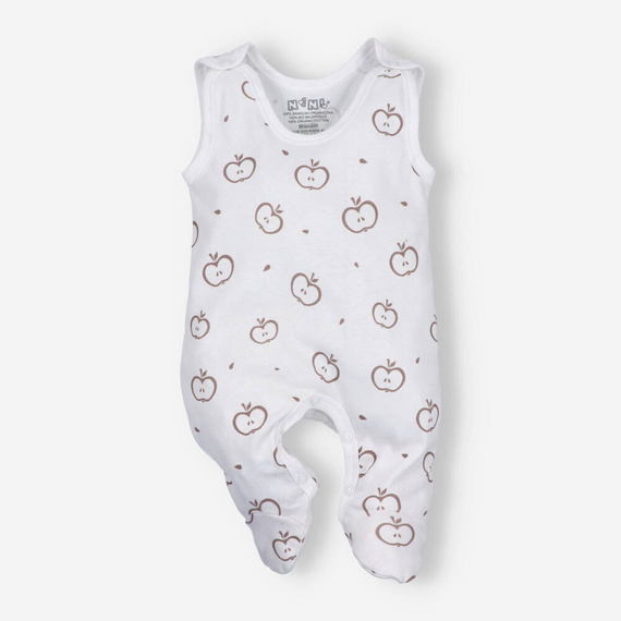 ABN-5297/JAB Salopete de dormit din bumbac organic Happy Apples Nini