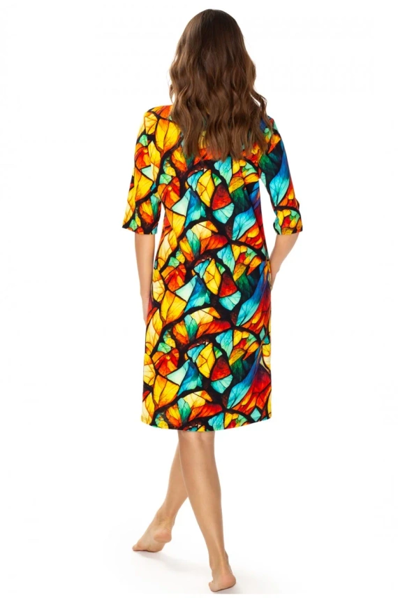 86678 Cămașă de noapte Vitrage Seagull, imprimeu colorat