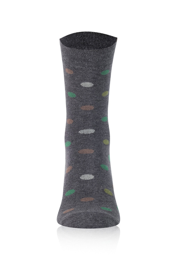 M21 Șosete lungi pentru bărbați Italian Fashion - c.melange/verde 