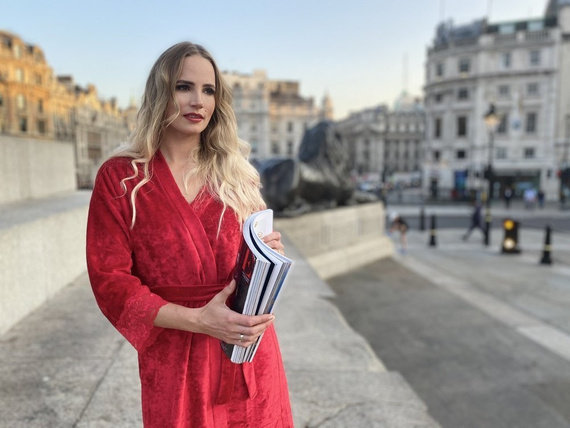 457 Milagros Halat scurt pentru femei Forex - roșu