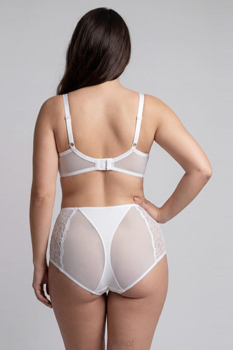 Unikat Solen slip talie înaltă alb dantelă modelator confort zilnic