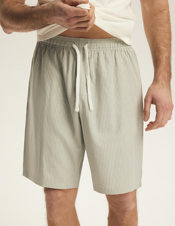 Pijama bărbați Henderson 43454 Nigri crem – 100% bumbac, set lejer