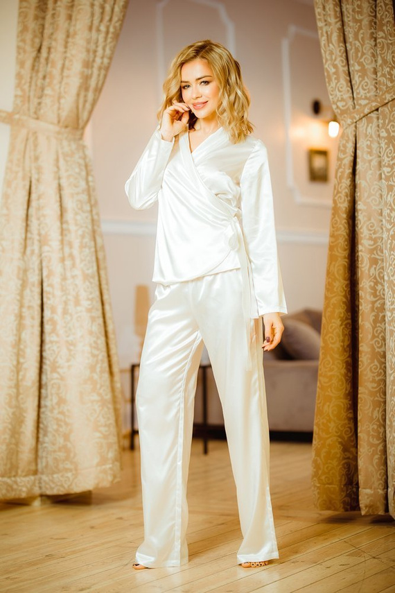 Rawa Set pijama pentru femei Kalimo - ecru