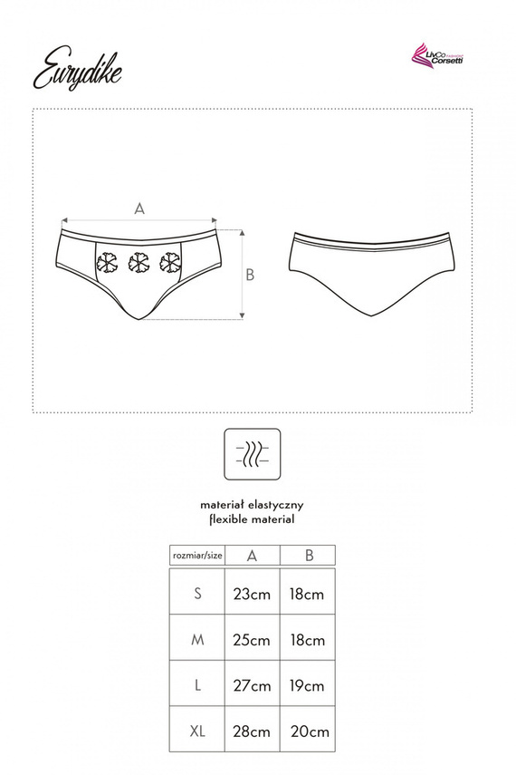 Eurydike Figi damskie LivCo Corsetti Fashion - czarny