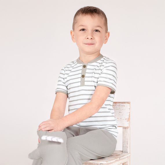 214139 Bluză cu mâneci scurte „Muki” Nicol