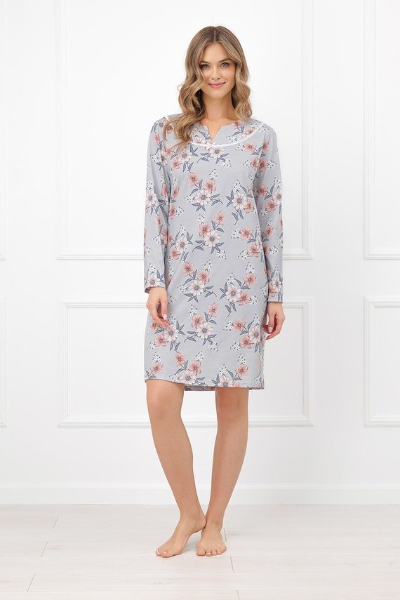 Cămașă de noapte Dobrawa Italian Fashion 100% bumbac mânecă 3/4