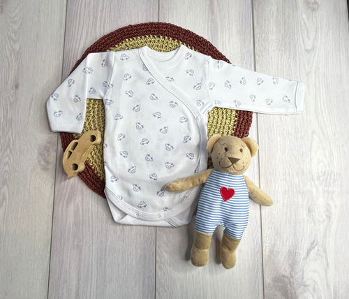 Body pentru bebeluși Mamatti BD15626 cocoșat – bumbac, confortabil