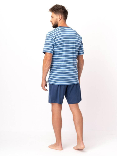 MNS 364 Pijama bărbați cheie albastră