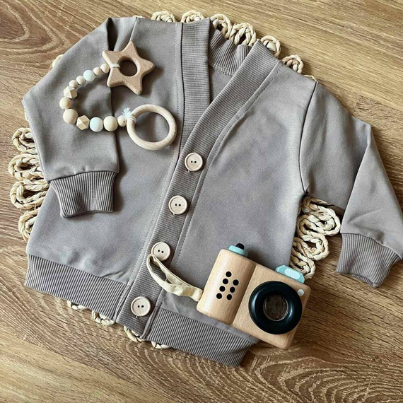 MD013 Cardigan bebe Mamatti - maro