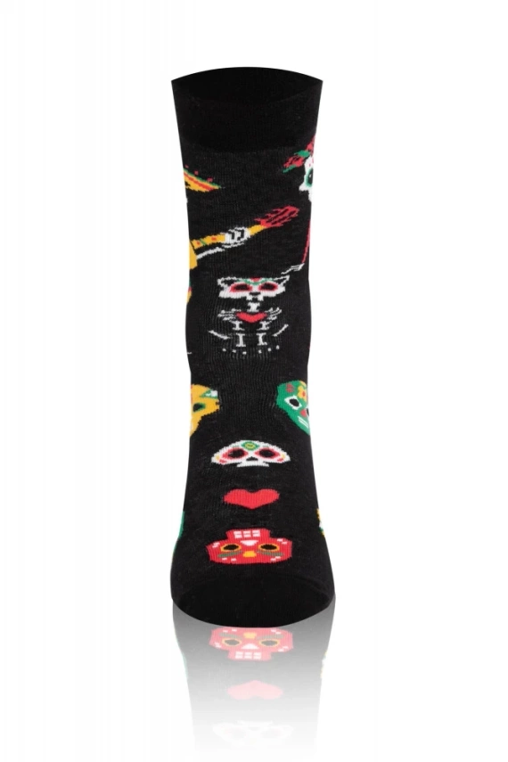 S134D Muerto Șosete lungi Italian Fashion - negru