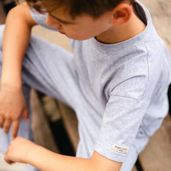 Tricou copii oversize Eevi Simply Comfy 100% bumbac