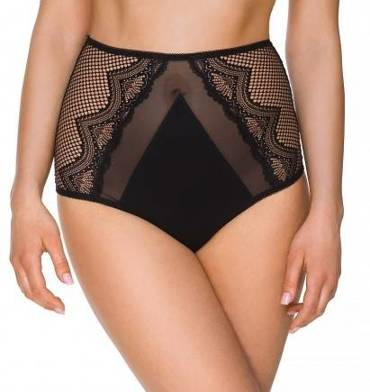 2221 Chiloți cu talie înaltă pentru femei Lupoline - negru