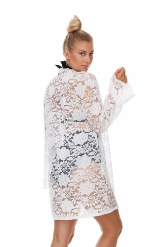 Lanzarote Pareo halat de baie Lupoline-alb