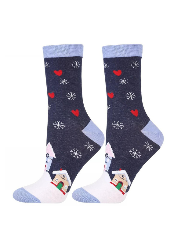 Șosete de damă Moraj CSL450-045 - festive, călduroase, cu interior din material terry