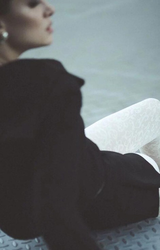 Colanți ecru 1235 Perse Gabriella – ornamentali 60 den, tehnologie 3D