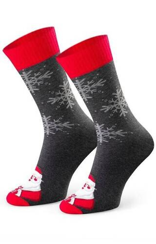 Art.136 Sosete de Craciun barbati Steven - 149 grafit