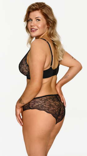 2608 Sutien Lupoline - bralette din dantelă neagră cu armătură