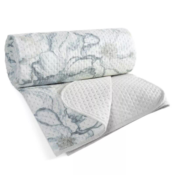 Năframă Eurofirany Lisa Albă 100% Poliester Năframă Elegantă pentru Pat
