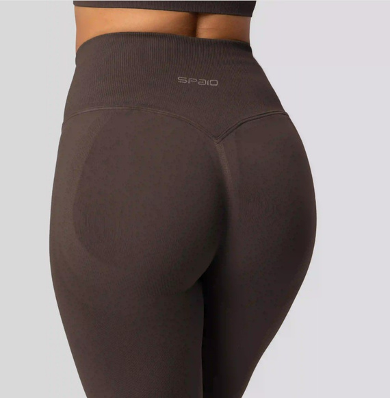 Colanți push-up Spaio PRO talie înaltă modelatori opaci chocolate