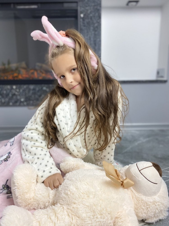 367 Halat de baie pentru copii Melanie Forex - ecru