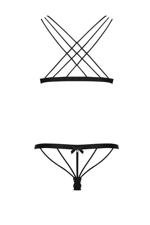 Komplet 854-SET-1 Obsessive czarny