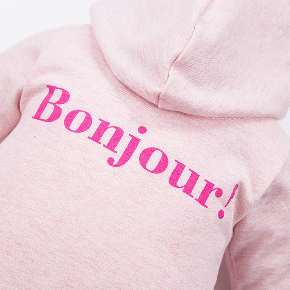 Trenorac Bonjour Eevi cu glugă - roz