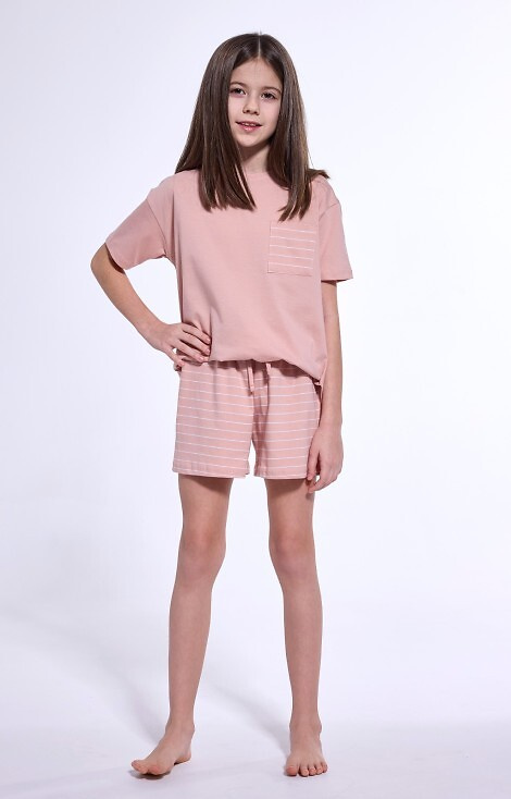 569/111 Pijamale fete Lagoon Cornette - roz