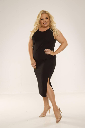 707 Freya Rochie de damă De Lafense - negru