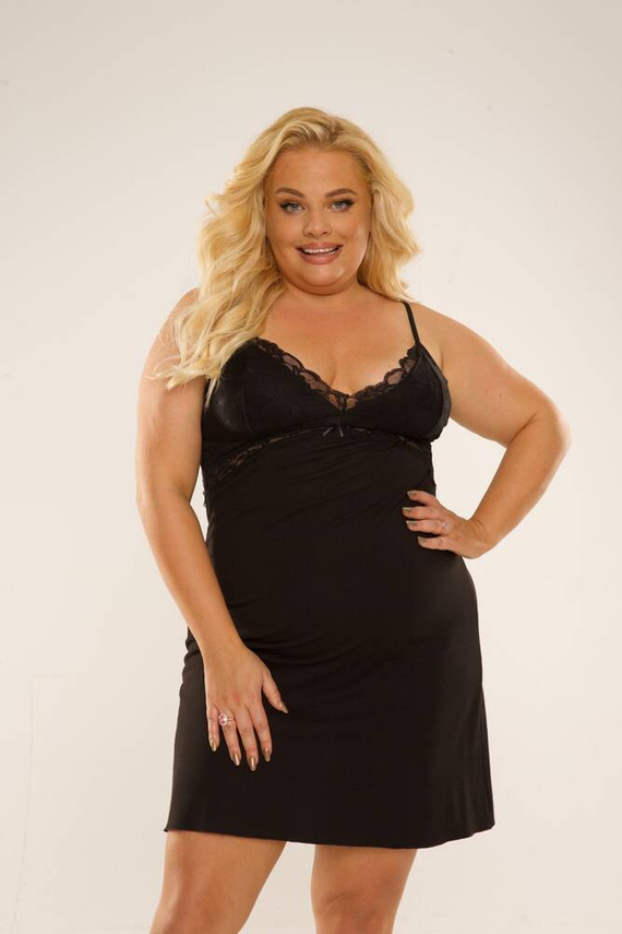 739 Camasa de noapte Velar Forex - negru