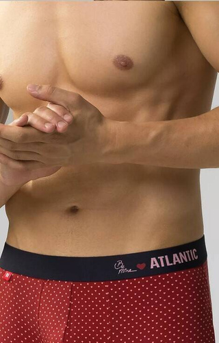 2GMH-025 Boxer bărbați Atlantic - bleumarin-roșu